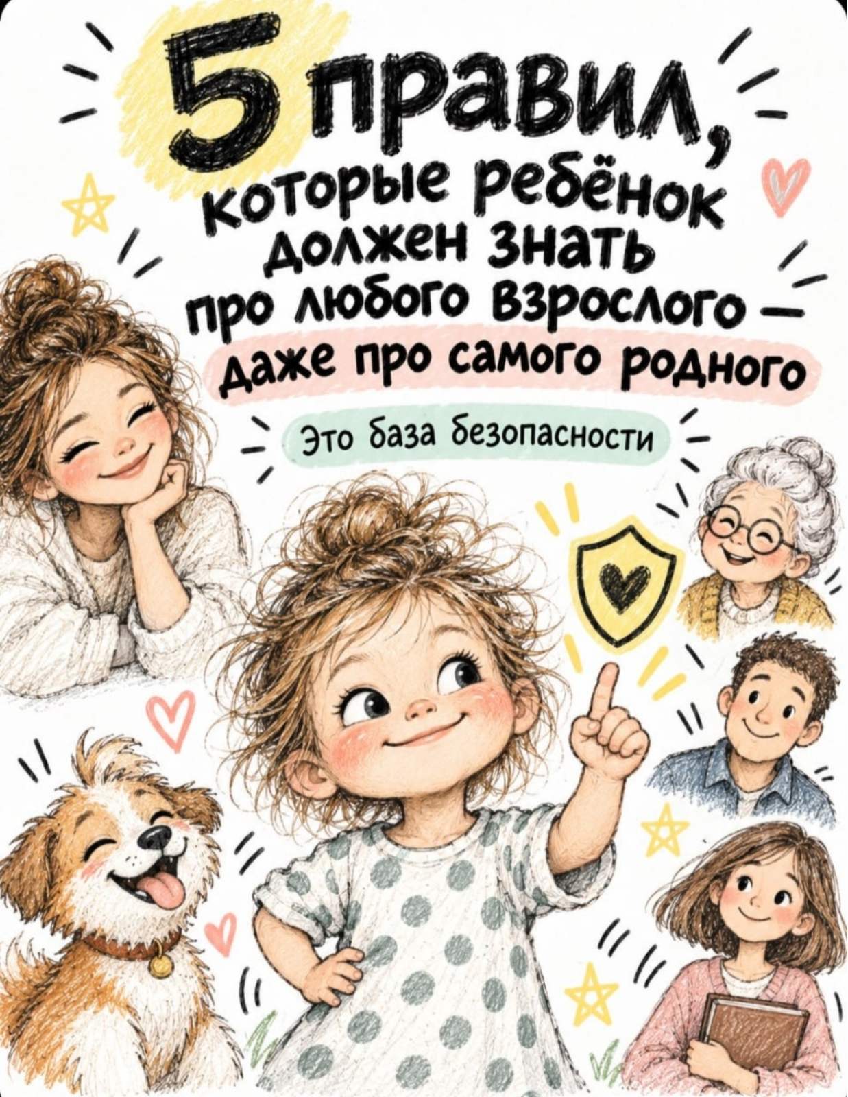 5 правил, которые должен знать каждый ребенок про любого взрослого