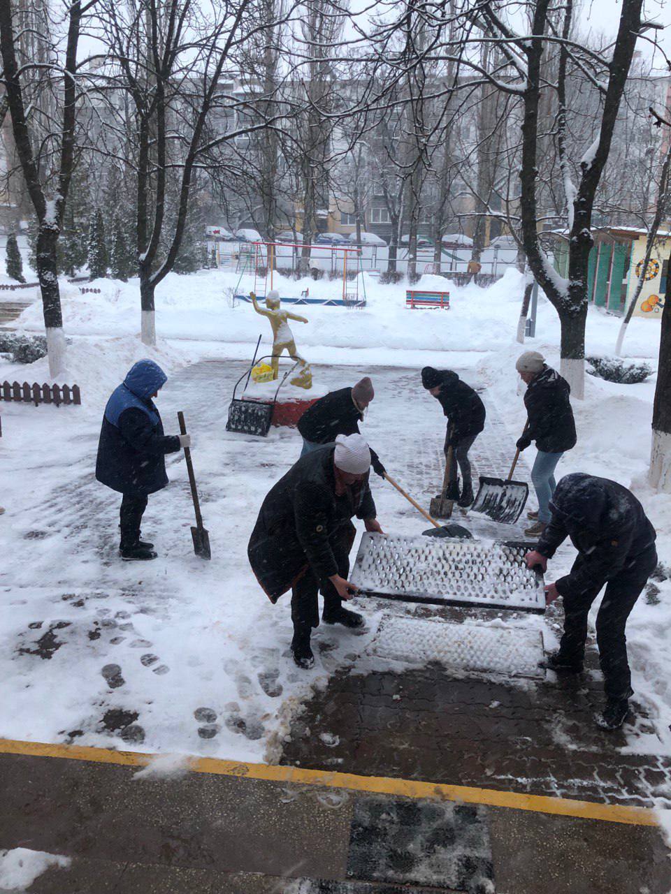 Расчистим дорожки вместе
